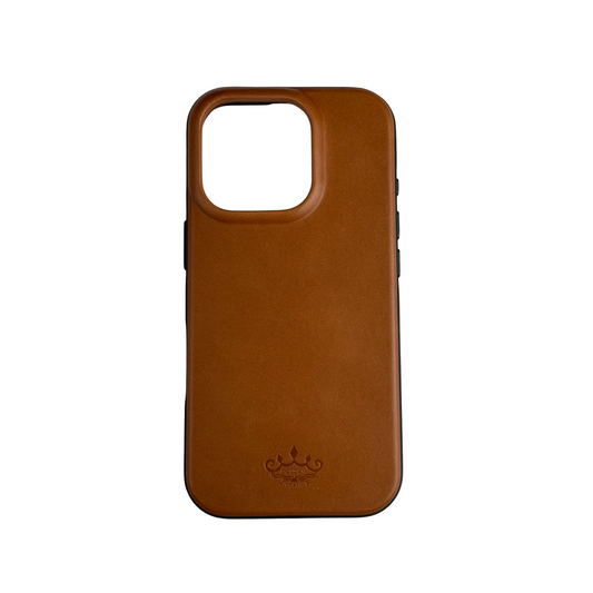 CARAMEL BROWN LEATHER CASE