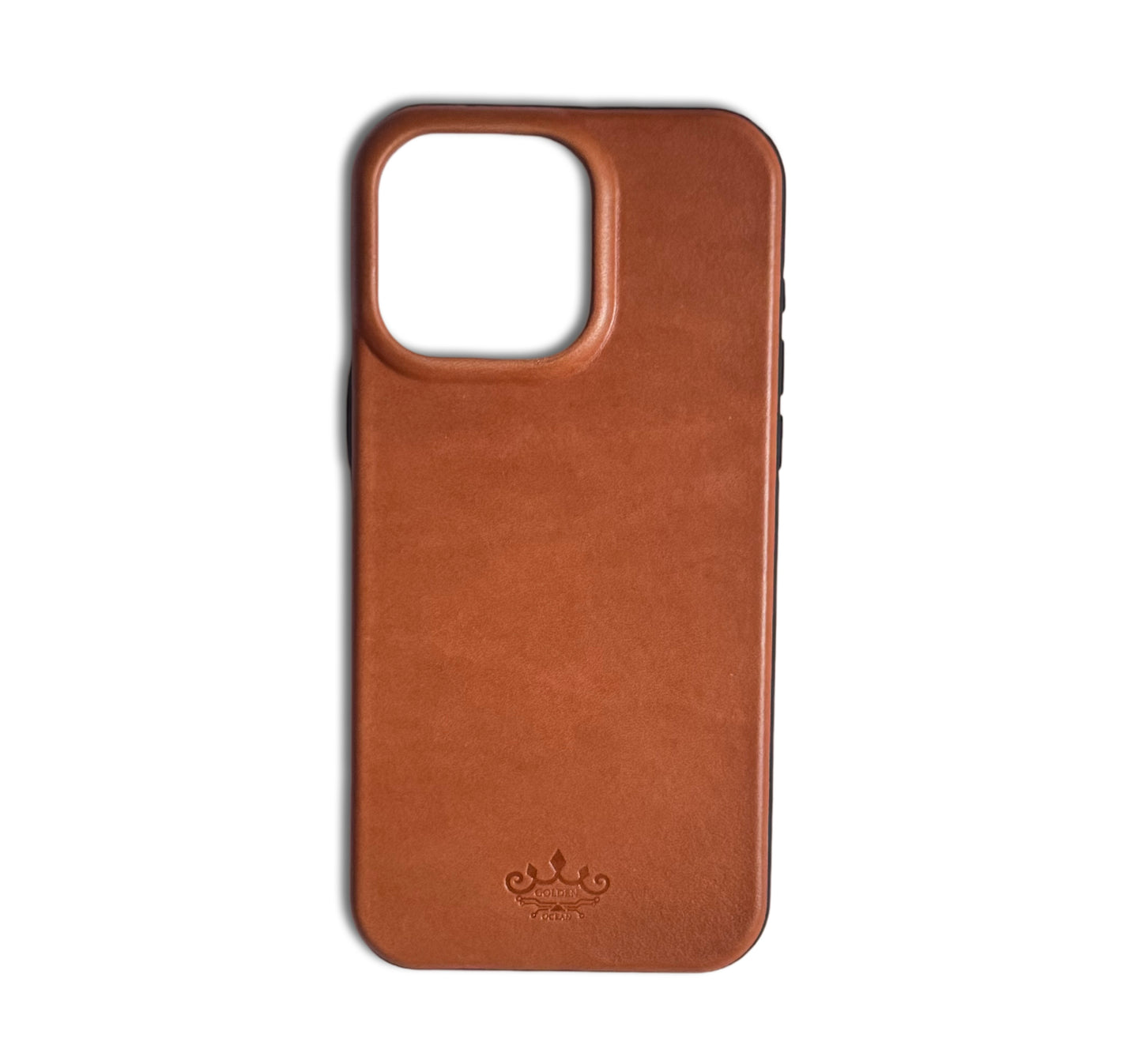 CARAMEL BROWN LEATHER CASE