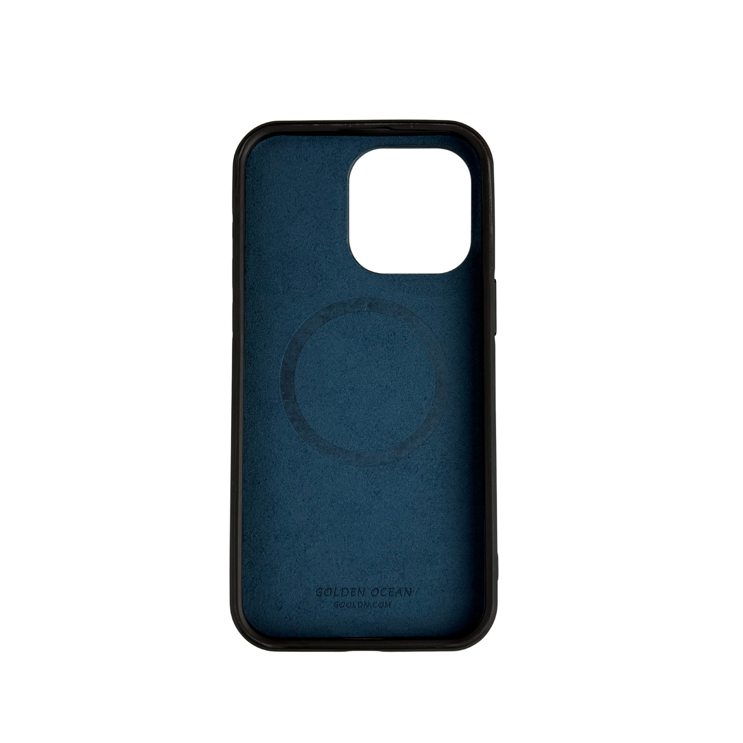 DARK BLUE LEATHER CASE