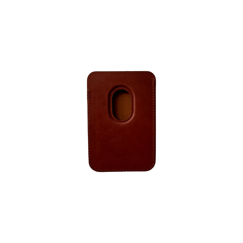 محفظة RAIZ جلد طبيعي مع MagSafe - داكن